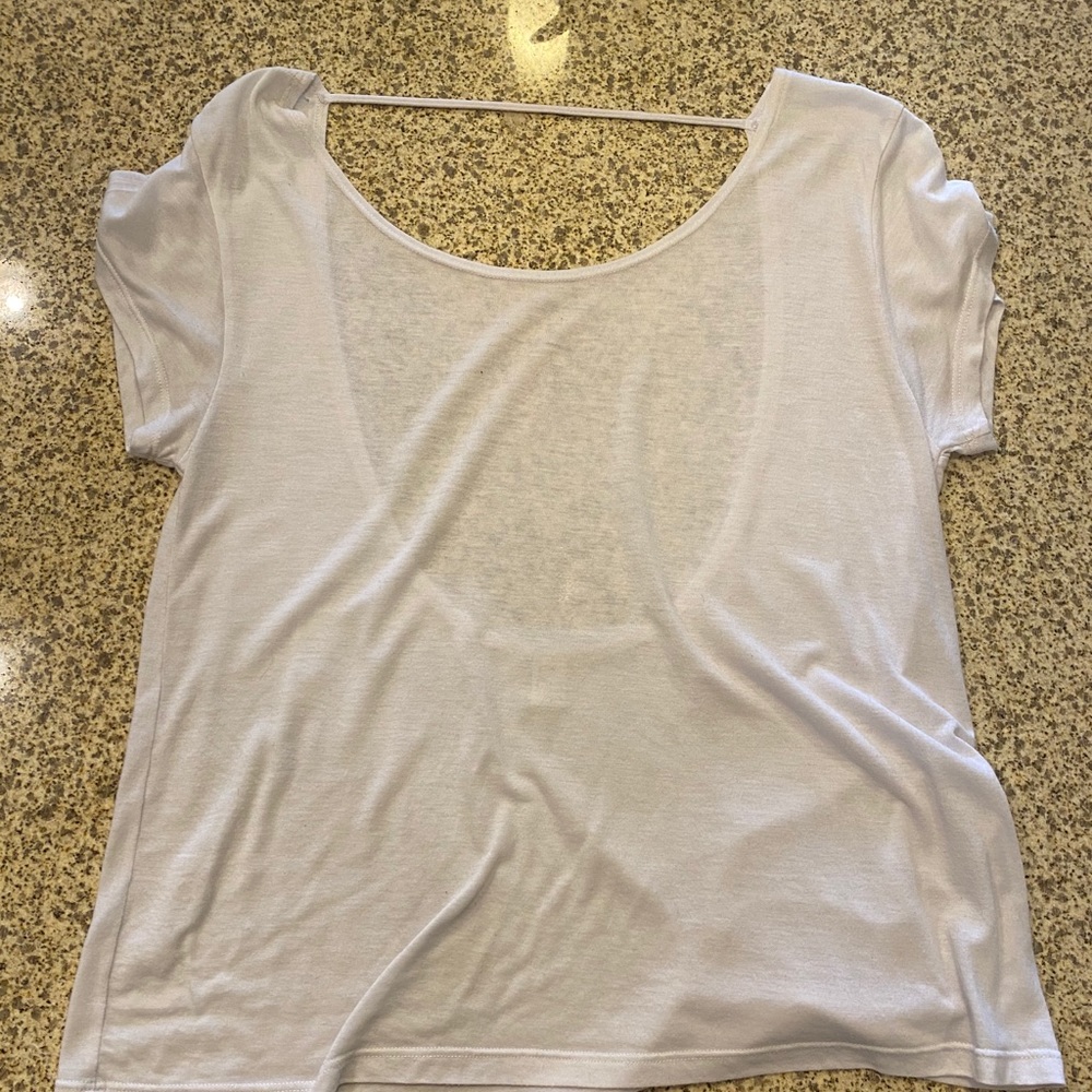 bp open back tee